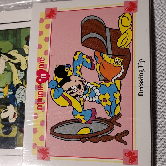 Vintage 1990s Walt Disney Co Minnie Mickey Trading Cards Sealed Promo Card Set - Picture 6 of 6